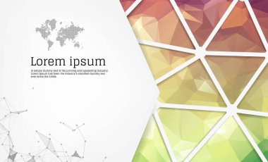 Soyut Flyer Geometrik Soyut Modern Arkaplan - Eps10 Broşür Tasarım Şablonları