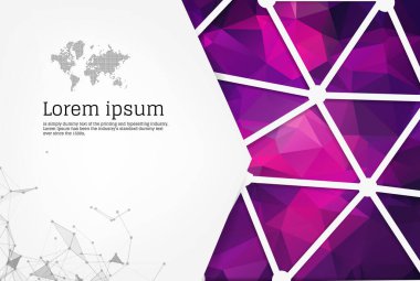 Soyut Flyer Geometrik Soyut Modern Arkaplan - Eps10 Broşür Tasarım Şablonları