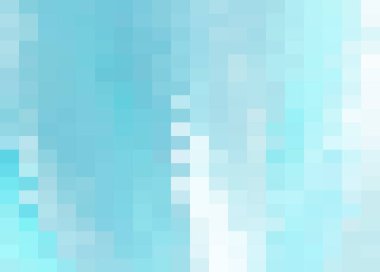 Soyut Koyu Mavi Geometrik Arkaplan, Yaratıcı Tasarım Şablonları. Piksel sanatı Izgara Mozaiği, 8 bit vektör arkaplanı.