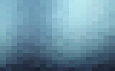 Soyut Koyu Mavi Geometrik Arkaplan, Yaratıcı Tasarım Şablonları. Piksel sanatı Izgara Mozaiği, 8 bit vektör arkaplanı.