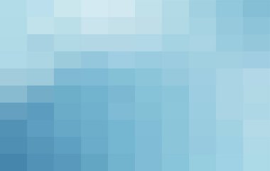 Soyut Mavi Geometrik Arkaplan, Yaratıcı Tasarım Şablonları. Piksel sanatı Izgara Mozaiği, 8 bit vektör arkaplanı.