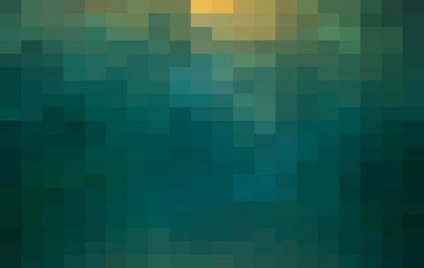 Résumé Fond Géométrique Vert Foncé Modèles Conception Créative Pixel Art — Image vectorielle