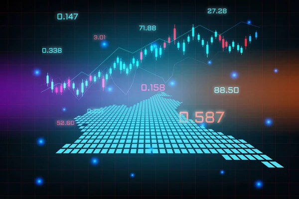 Fondo Bursátil Gráfico Negocios Comercio Divisas Para Concepto Inversión Financiera — Archivo Imágenes Vectoriales