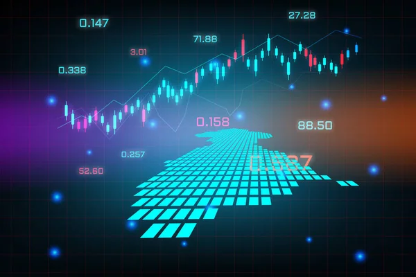 Tło Rynku Akcji Lub Wykresy Transakcji Forex Dla Koncepcji Inwestycji — Wektor stockowy