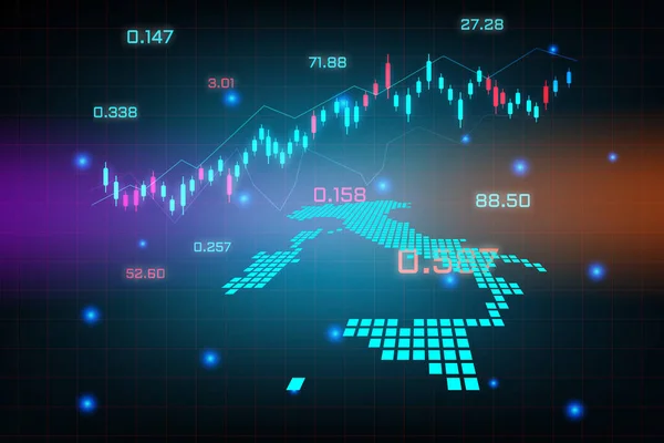 Tło Rynku Akcji Lub Wykresy Transakcji Forex Dla Koncepcji Inwestycji — Wektor stockowy