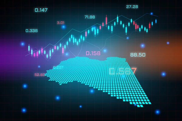 Quadro Riferimento Del Mercato Azionario Grafico Delle Attività Trading Forex — Vettoriale Stock