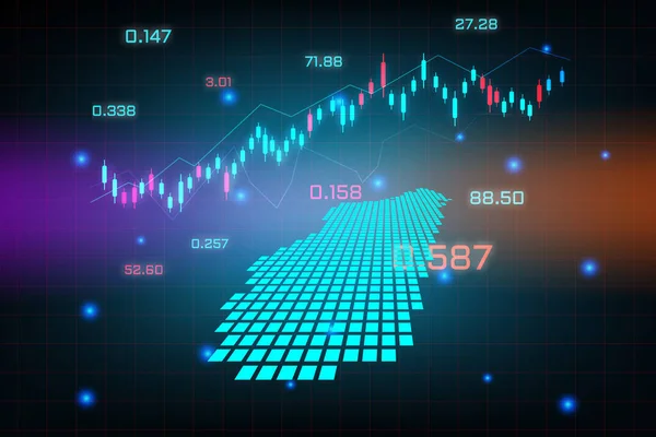 Stock Market Background Forex Trading Business Graph Chart Financial Investment — Stockový vektor