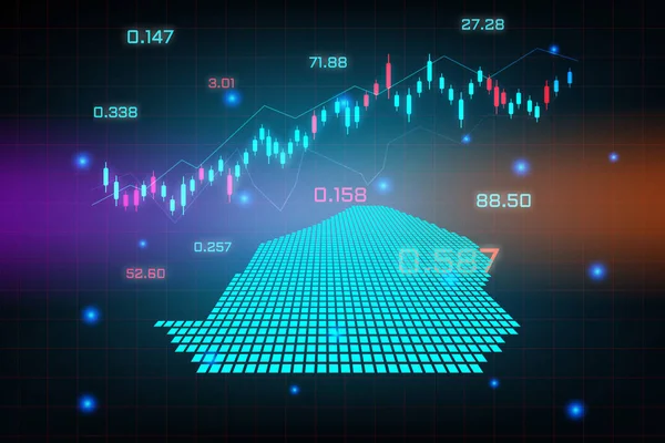 Stock Market Background Forex Trading Business Graph Chart Financial Investment — Stockový vektor