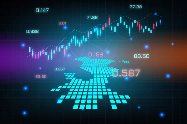 Stock Market Background Forex Trading Business Graph Chart Financial Investment — Wektor stockowy