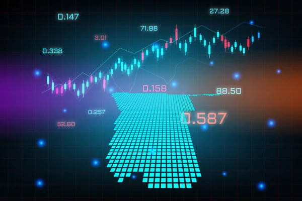 Stock Market Background Forex Trading Business Graph Chart Financial Investment — Wektor stockowy