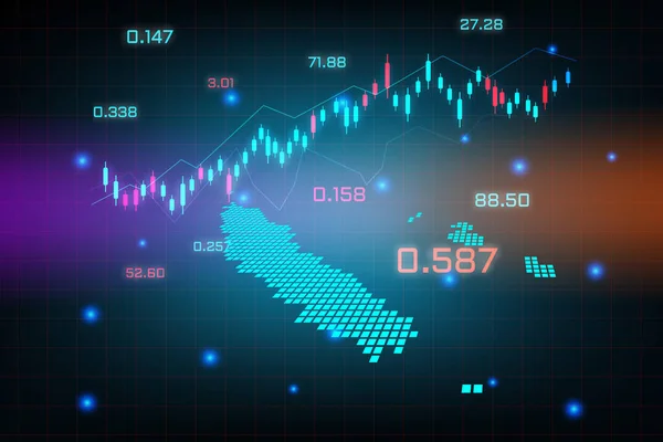 Stock Market Background Forex Trading Business Graph Chart Financial Investment — Vetor de Stock