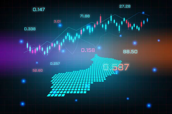 Stock Market Background Forex Trading Business Graph Chart Financial Investment — Wektor stockowy