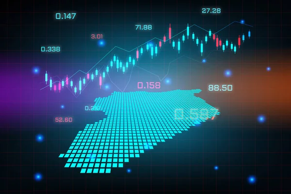 Pozadí Akciového Trhu Nebo Forex Obchodování Obchodní Graf Pro Koncepci — Stockový vektor