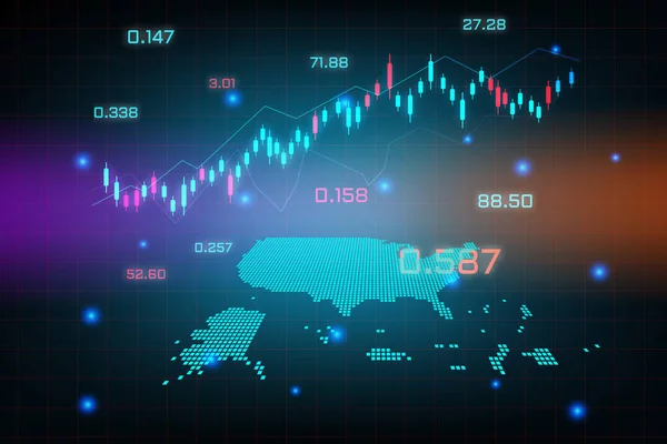Tőzsdei Háttér Vagy Forex Kereskedési Üzleti Grafikon Diagram Pénzügyi Befektetési — Stock Vector