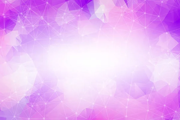 Фиолетовый Низкий Фон Полигональный Рисунок Яркий Мозаичный Современный Геометрический Дизайн — стоковый вектор
