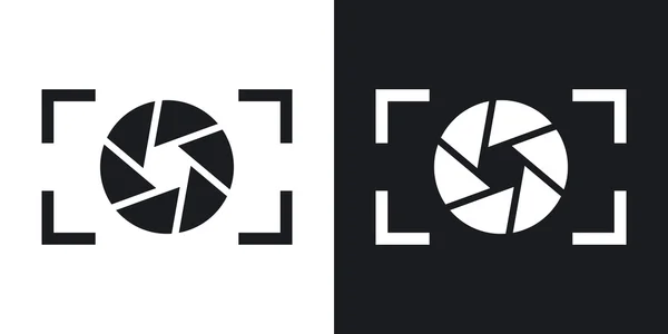 Symbole für Kameralinsen — Stockvektor
