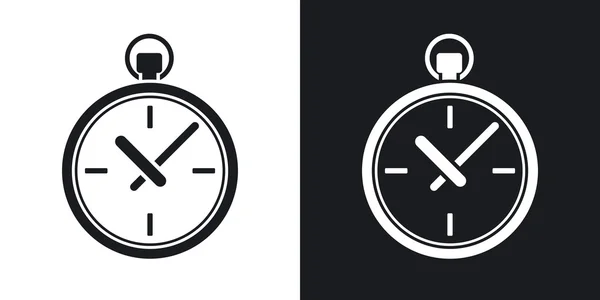 Kapesní hodinky ikony. — Stockový vektor