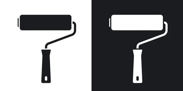 Paint roller icons. — Stock Vector