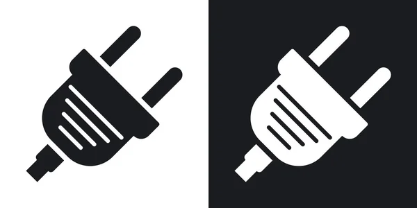 Iconos de enchufe eléctrico . — Vector de stock