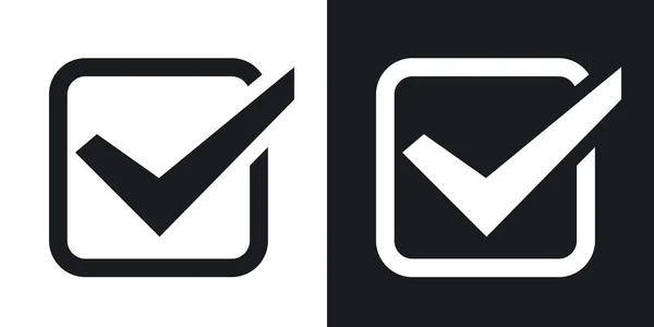 Marca de verificação ícones — Vetor de Stock