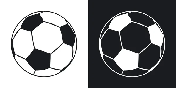 Futbol topu simgeler. — Stok Vektör