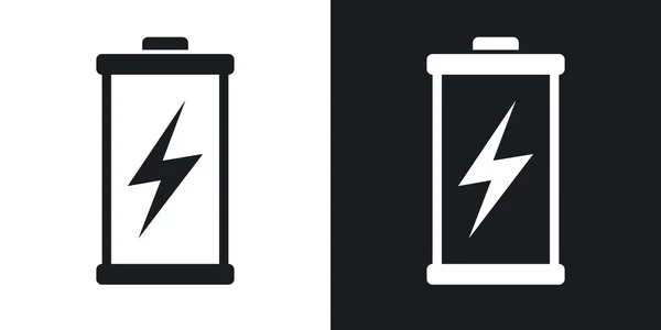 Discharged battery icons — Stock Vector