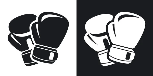 Gants de boxe icônes . — Image vectorielle