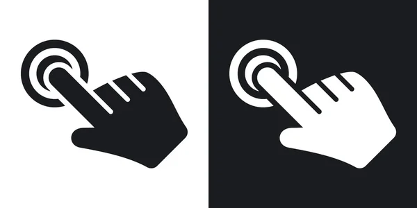 Klicken Sie auf Hand-Cursor-Symbole — Stockvektor