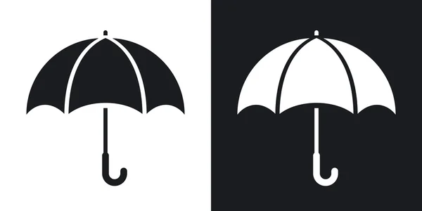 Open umbrella icons. — Stock Vector