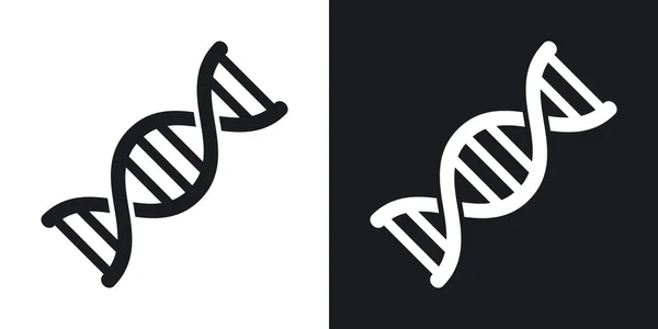 DNA molecule icons. — Stock Vector