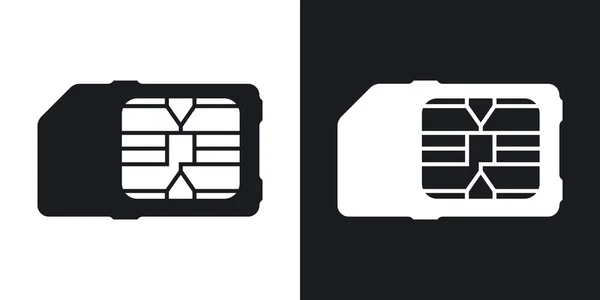 SIM kartı simgeleri. — Stok Vektör