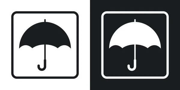 Keep dry packaging symbols. — Stock Vector