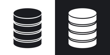 veritabanı depolama simgeler.  