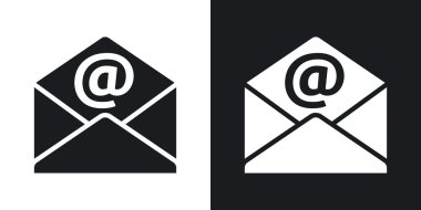 Zarf, posta simgeleri.  