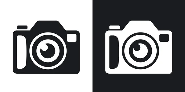 Iconos de cámara fotográfica — Vector de stock