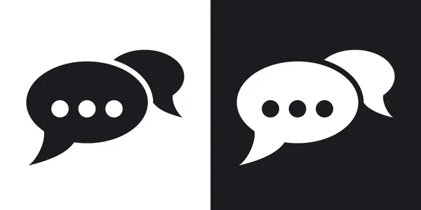 Speech bubbles chat icons. — Stock Vector