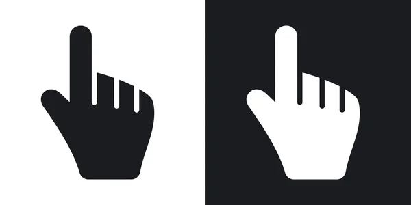 Hand-Cursor-Symbole. — Stockvektor