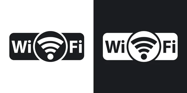 Non autentiche icone Wi-Fi . — Vettoriale Stock