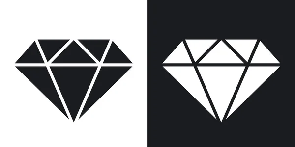 Diamante Gem ícones . —  Vetores de Stock