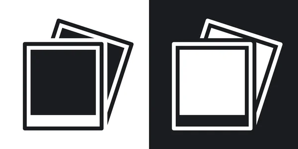 Iconos de tarjetas de fotos . — Vector de stock