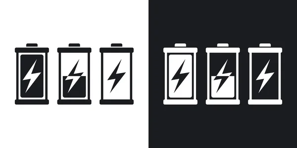 Energy Battery icons set — Stock Vector