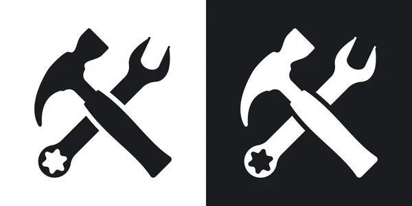 Reparatie tools pictogrammen. — Stockvector