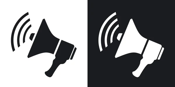 Megaphone loudspeaker icons. — Stock Vector