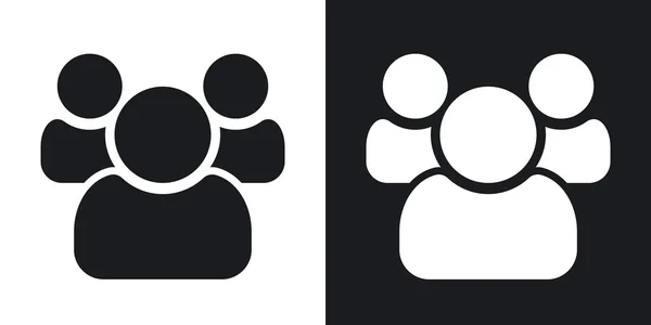 Иконки групп пользователей . — стоковый вектор