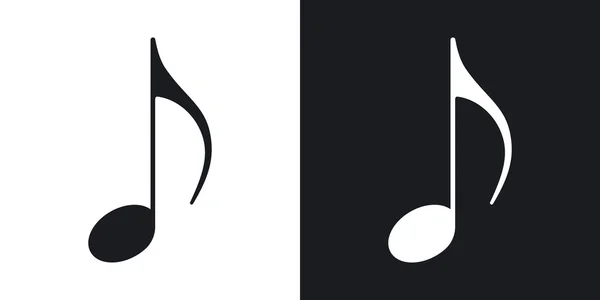 Icônes note de musique — Image vectorielle