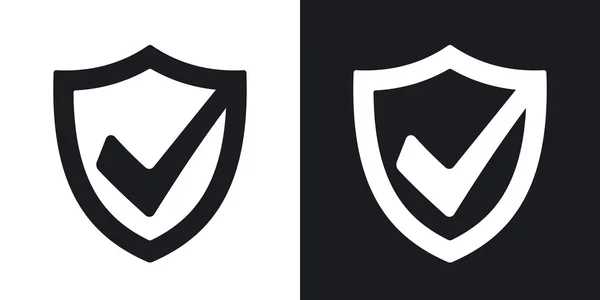 Iconos de escudo de seguridad . — Vector de stock