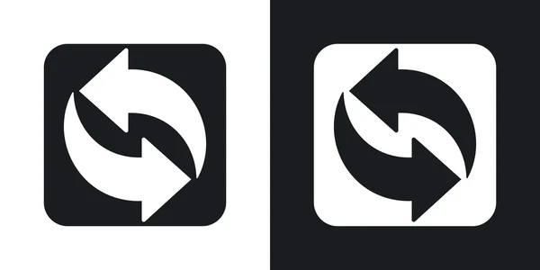 Actualizar los iconos de flechas — Vector de stock