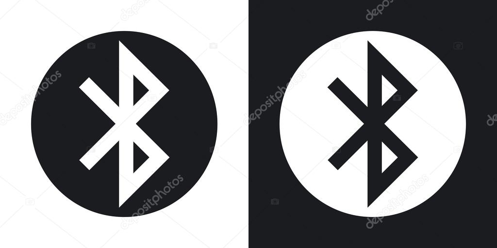 bluetooth connection symbols. — Stock Vector © RealVector 107041546