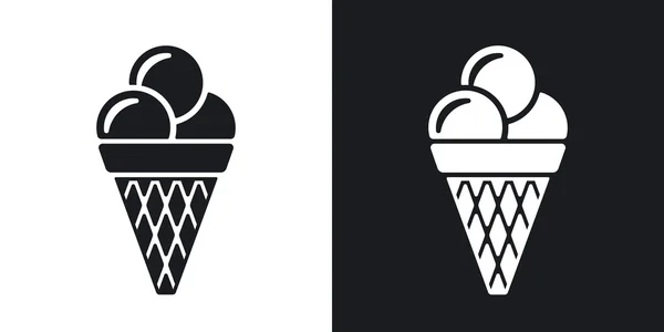 Icone del gelato — Vettoriale Stock