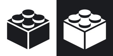building block icons.   clipart
